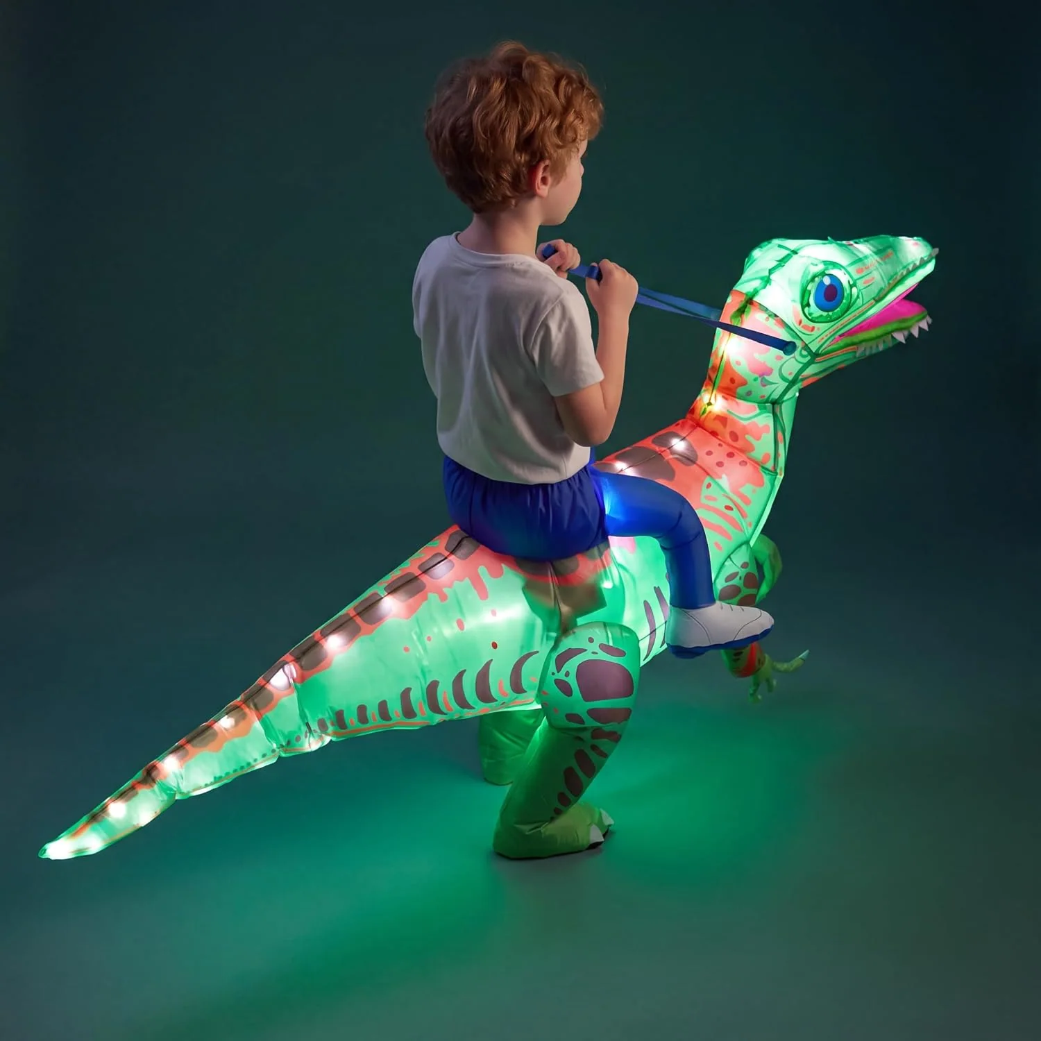 Minetom Halloween Light-Up Inflatable Dinosaur Costume For Kids, photo 6