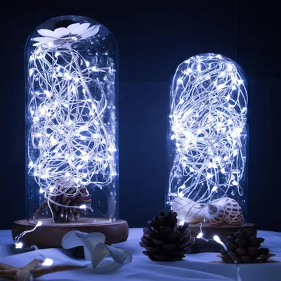Minetom Fairy Lights Battery Operated, 5 Pack 7 FT 20 LED String Lights, thumbnail 5