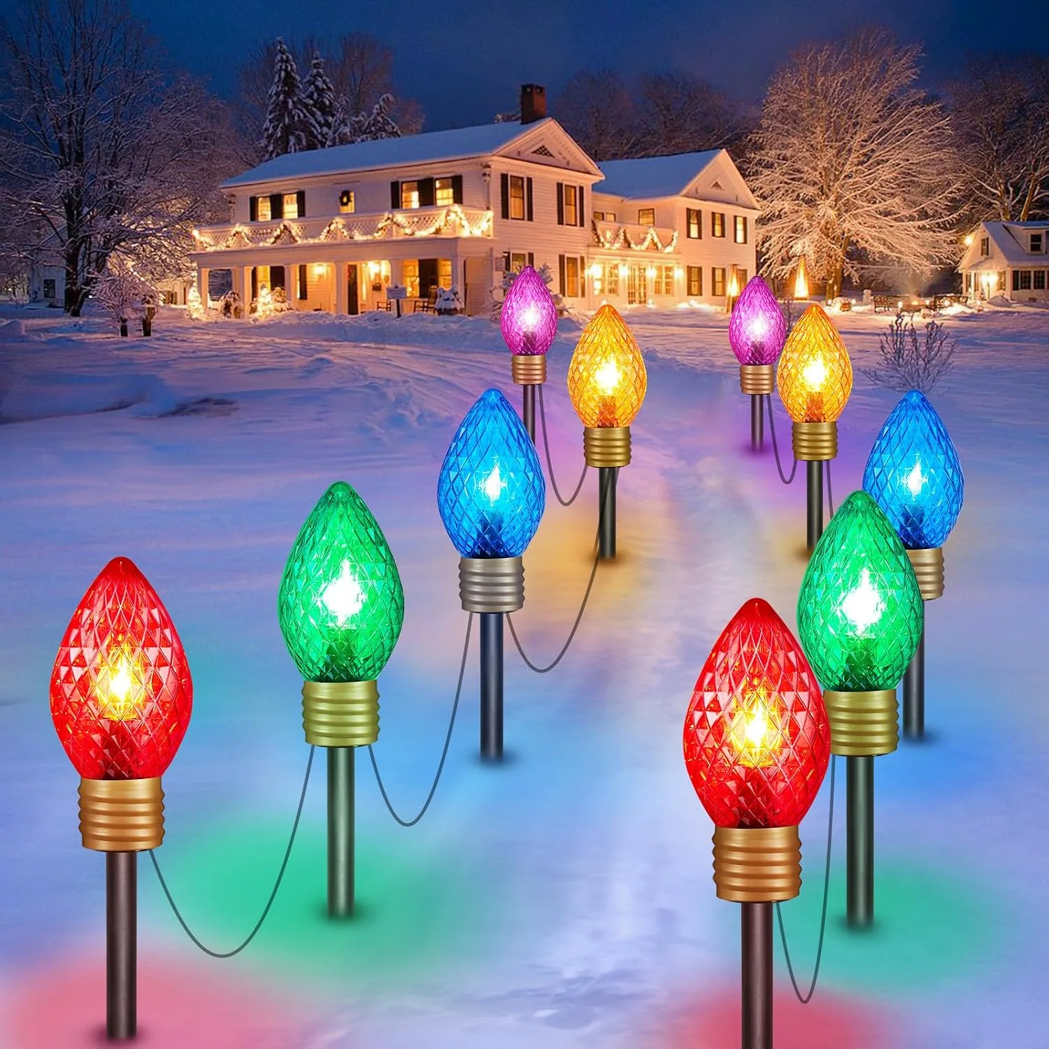 Minetom Strawberry C9 Christmas Jumbo Lights, photo 1