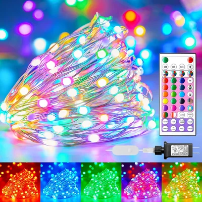 Minetom Color Changing Fairy Lights Plug, thumbnail 1
