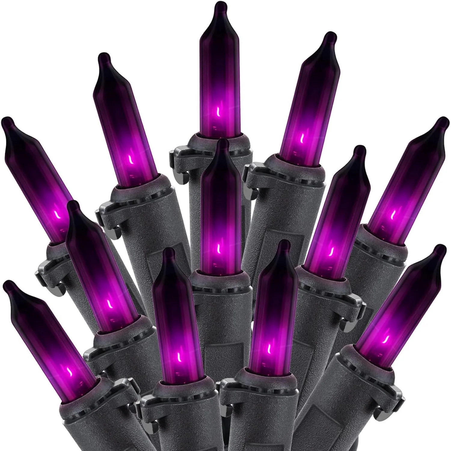 Minetom RGB Color Changing Smart LED Christmas String Lights 100 Count 33Ft, Purple, 100 Count, photo 8