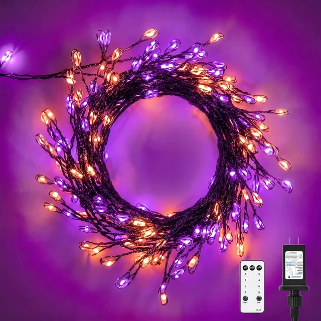 Minetom Halloween Fairy Lights Plug