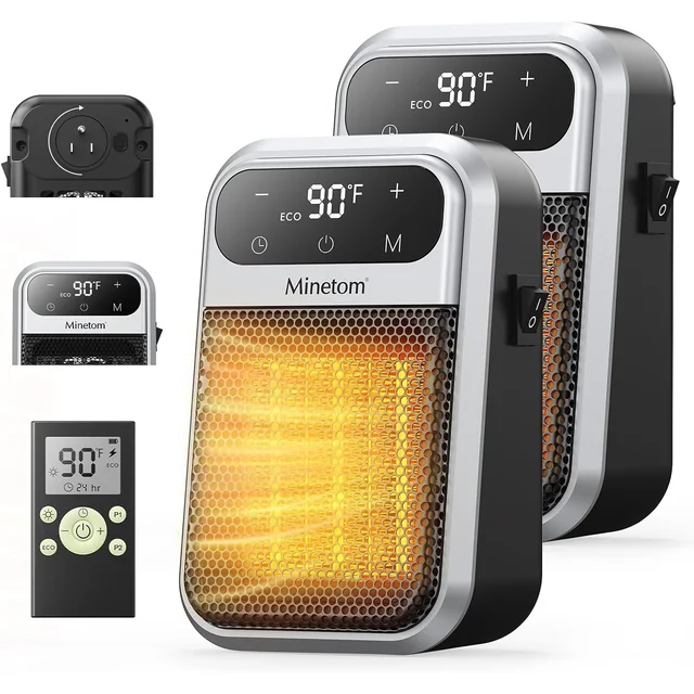 Minetom 800W Plug In Heater